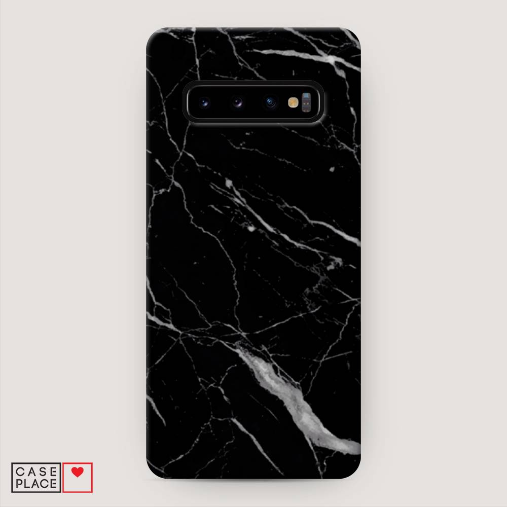 

Пластиковый чехол "Черный минерал" на Samsung Galaxy S10 +, 27120-2