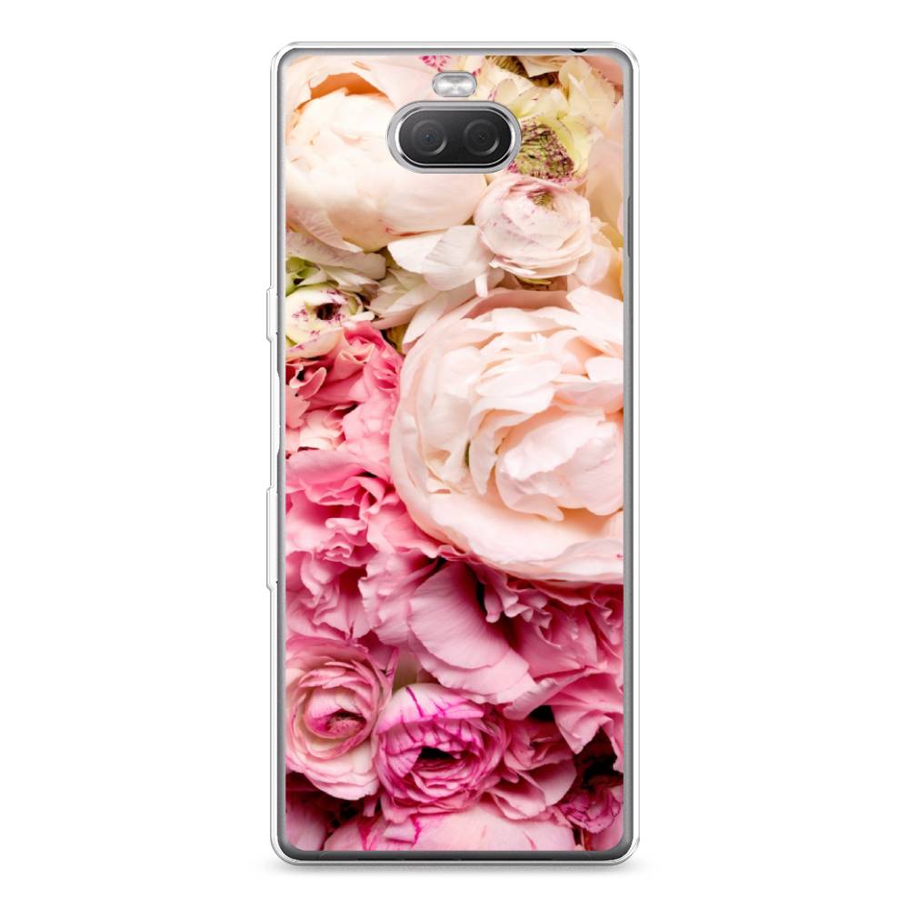 

Силиконовый чехол "Пионы яркие" на Sony Xperia 10 Plus, 54150-8