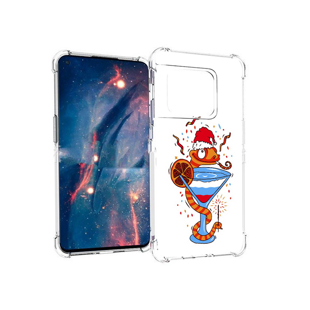 

Чехол MyPads Tocco для OnePlus 10 Pro змейка (PT224239.133.364), Прозрачный, Tocco