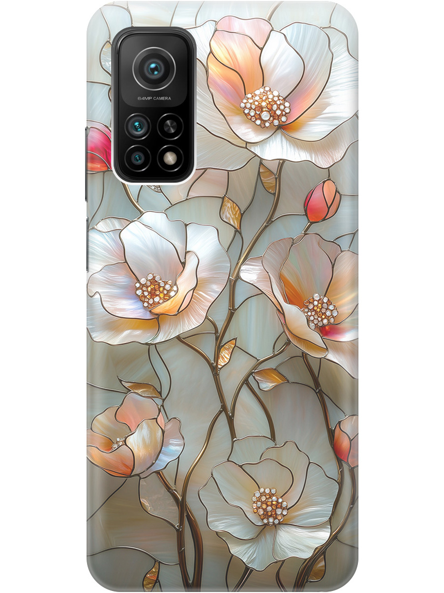 

Силиконовый чехол на Xiaomi Mi 10T/10T Pro с принтом "Фарфоровые цветы", Прозрачный;белый;черный, 724124323
