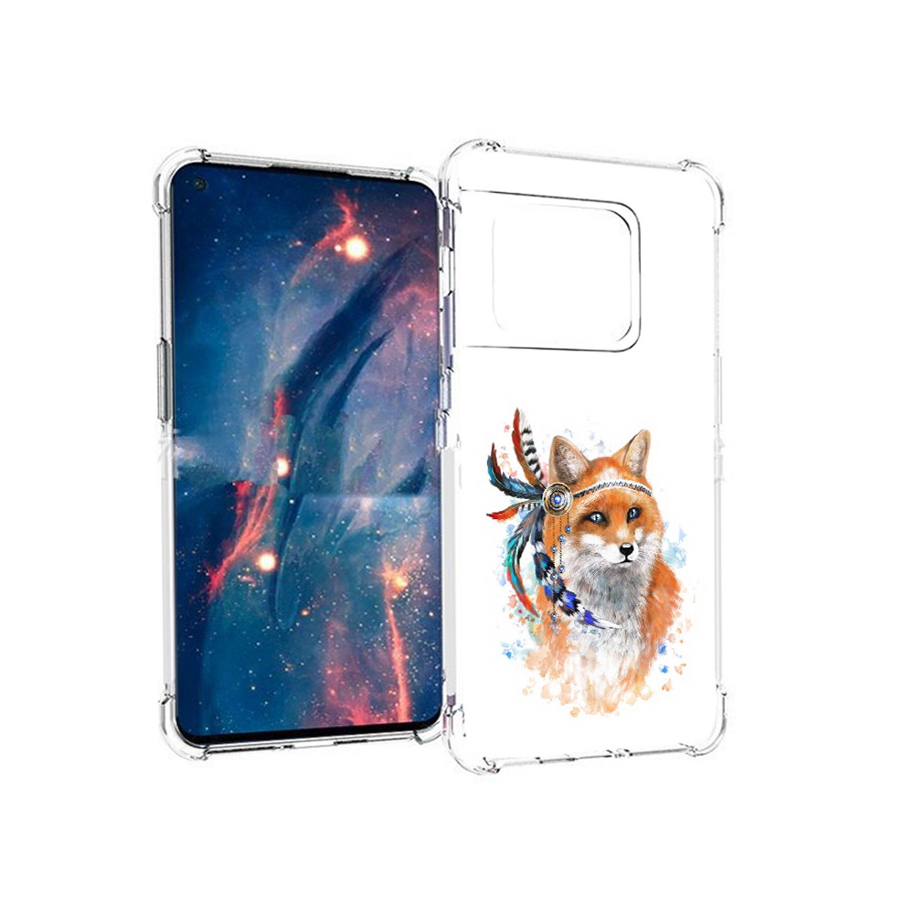 

Чехол MyPads Tocco для OnePlus 10 Pro инду лиса (PT224239.133.377), Прозрачный, Tocco