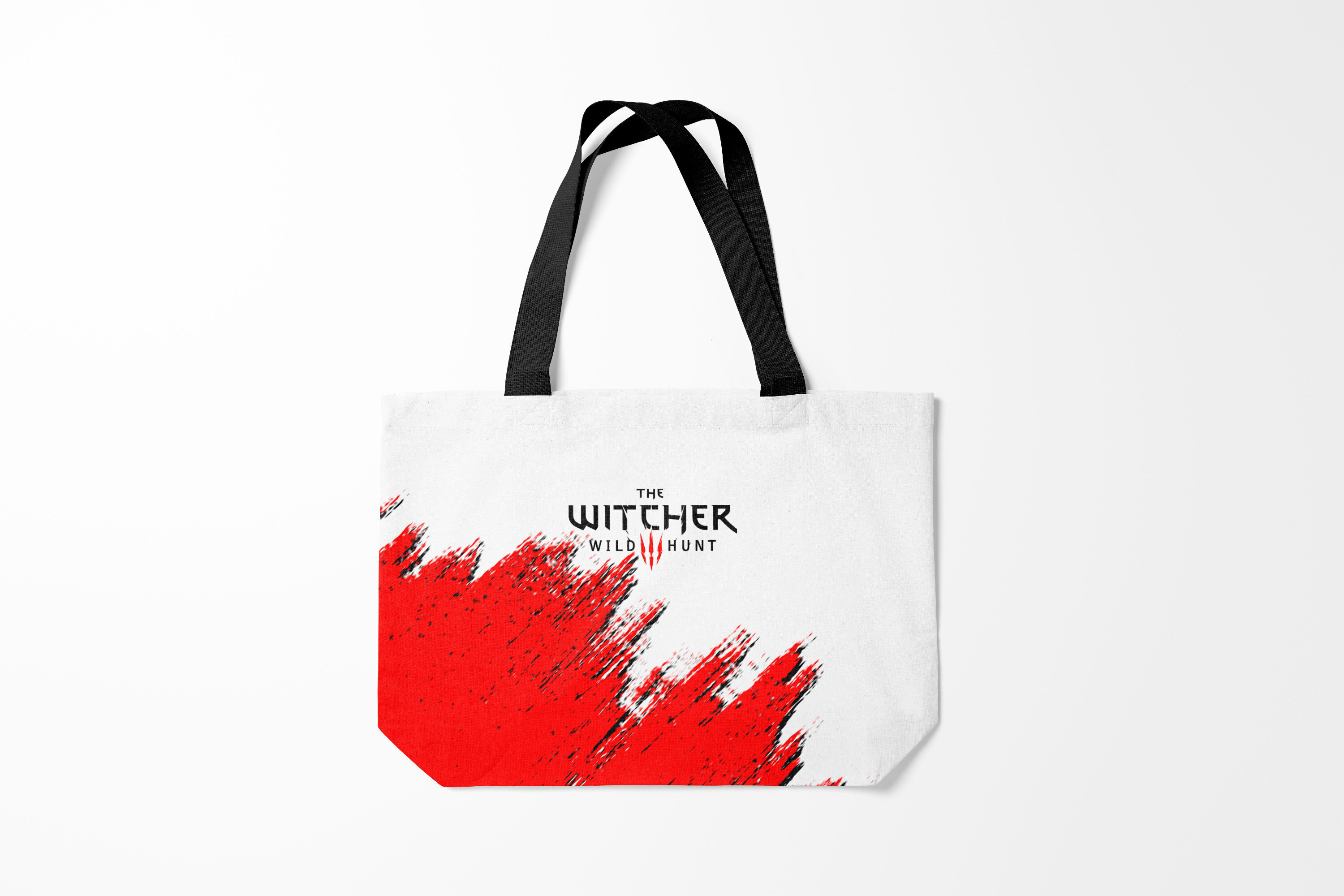 

Сумка шoппер унисекс Burnettie The Witcher WITCHER., белый; красный, The Witcher WITCHER.