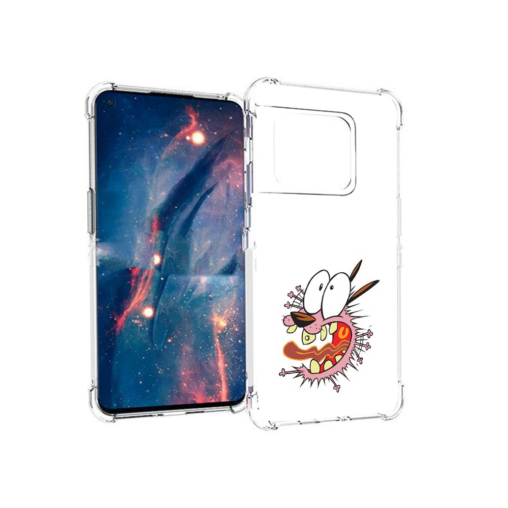 

Чехол MyPads Tocco для OnePlus 10 Pro испуганный бобик (PT224239.133.381), Прозрачный, Tocco