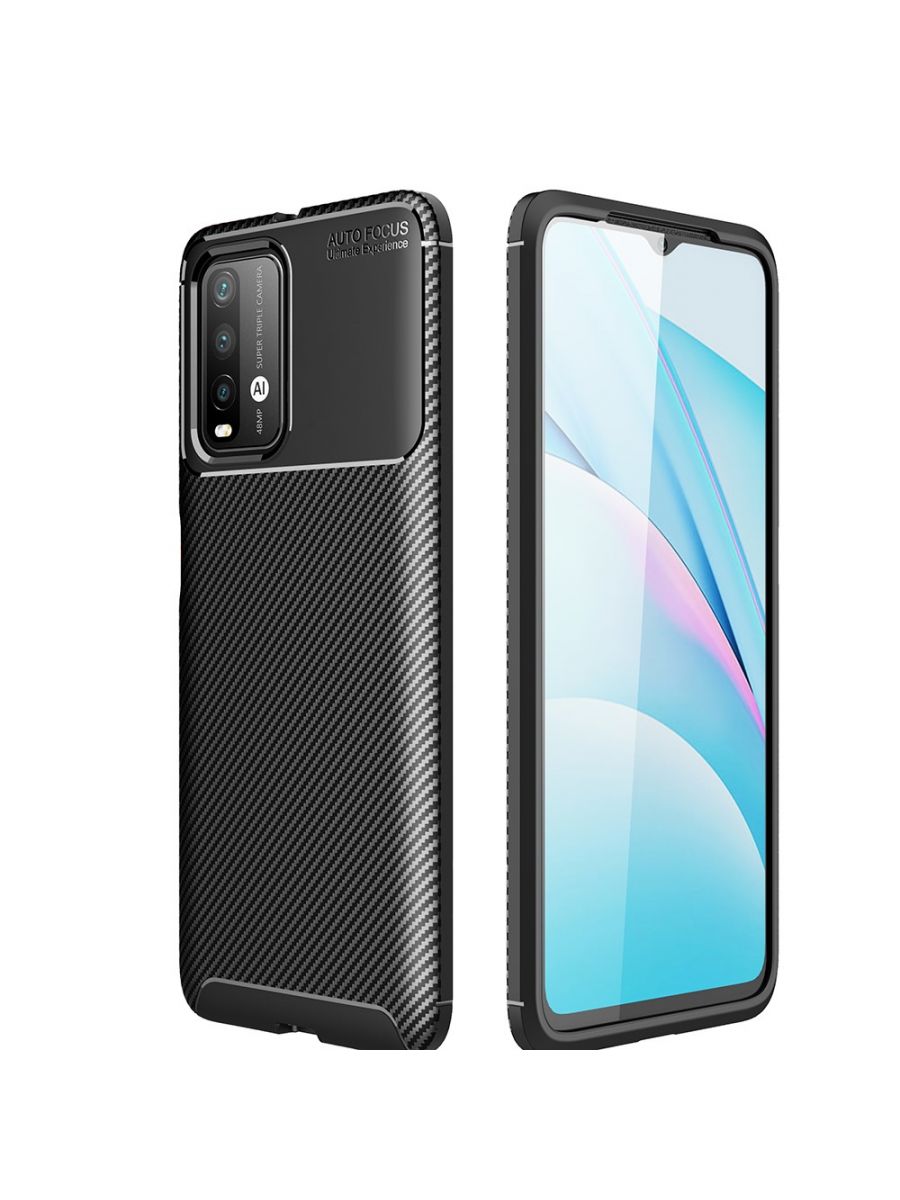 

Силиконовый чехол Beetle на Xiaomi Redmi 9T, Poco M3 Черный