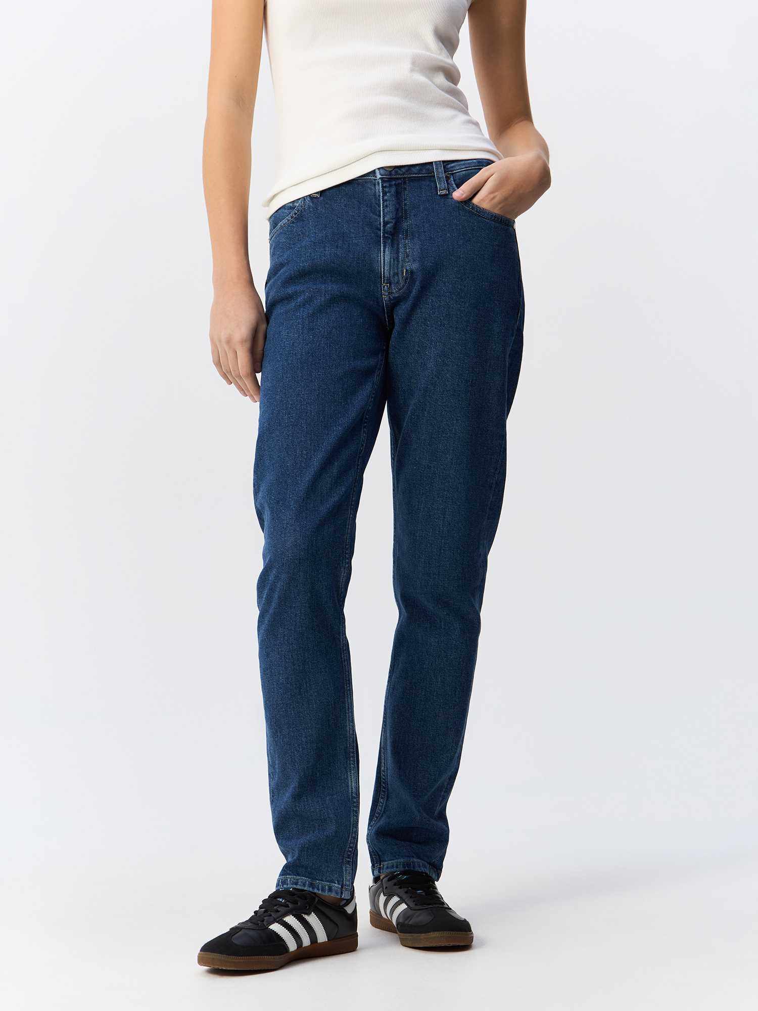 

Джинсы женские Calvin Klein K20K207268 синие 28/30, Синий, K20K207268