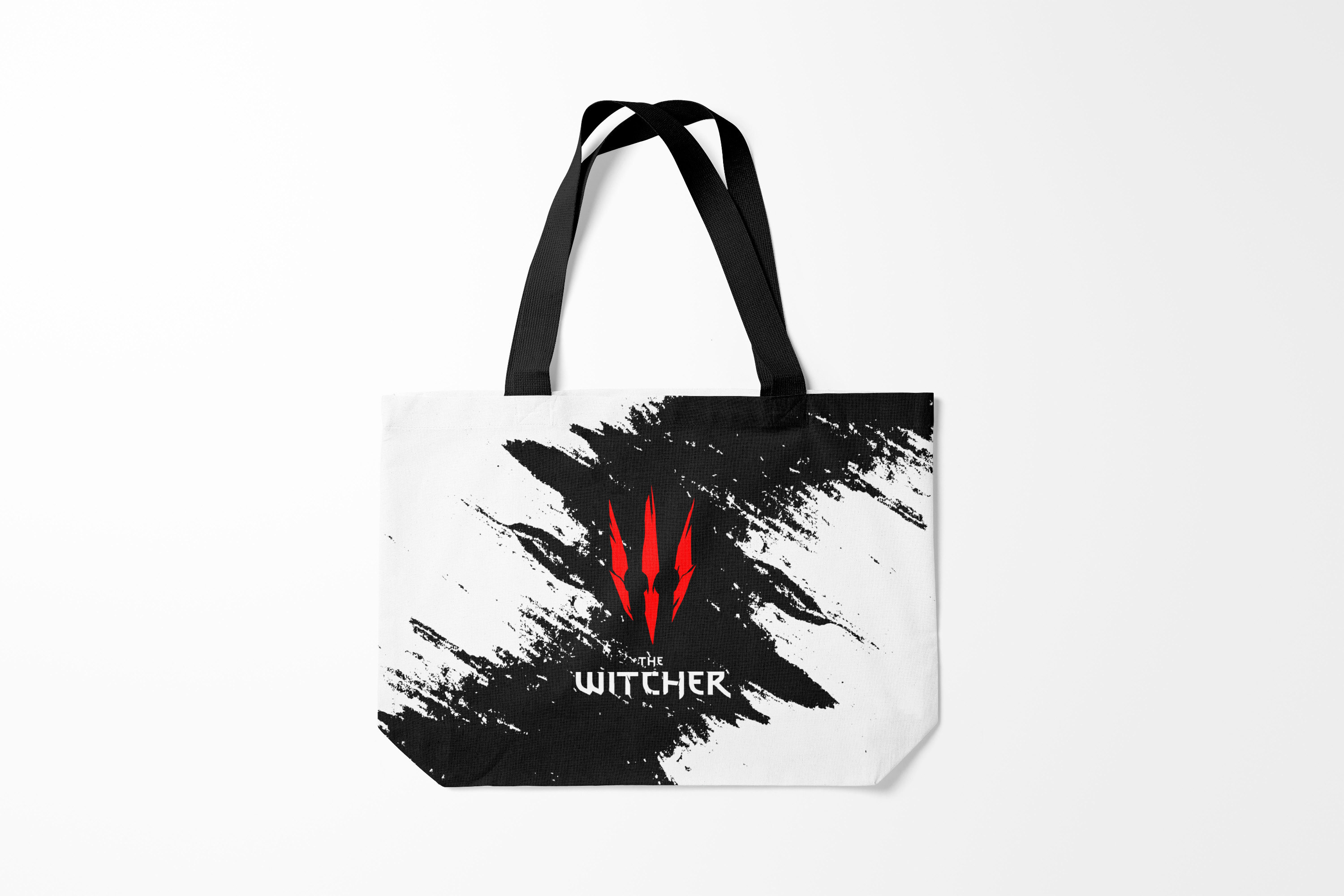 

Сумка шoппер унисекс Burnettie The Witcher Witcher., черный; белый, The Witcher Witcher.