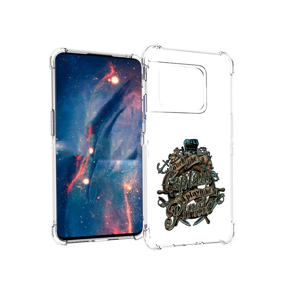 

Чехол MyPads Tocco для OnePlus 10 Pro капитан пиратов (PT224239.133.385), Прозрачный, Tocco