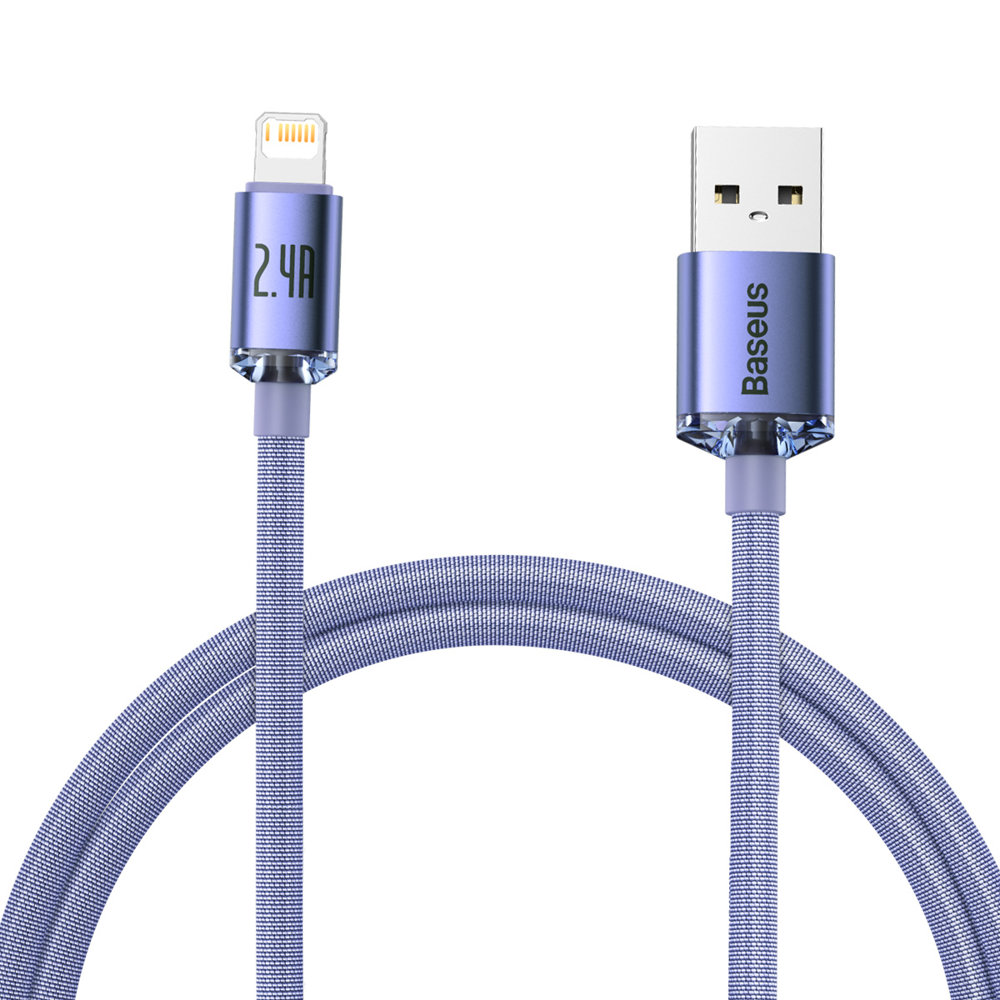 

Кабель lightning - usb Baseus CAJY000005 1.2 м сиреневый, CAJY000005