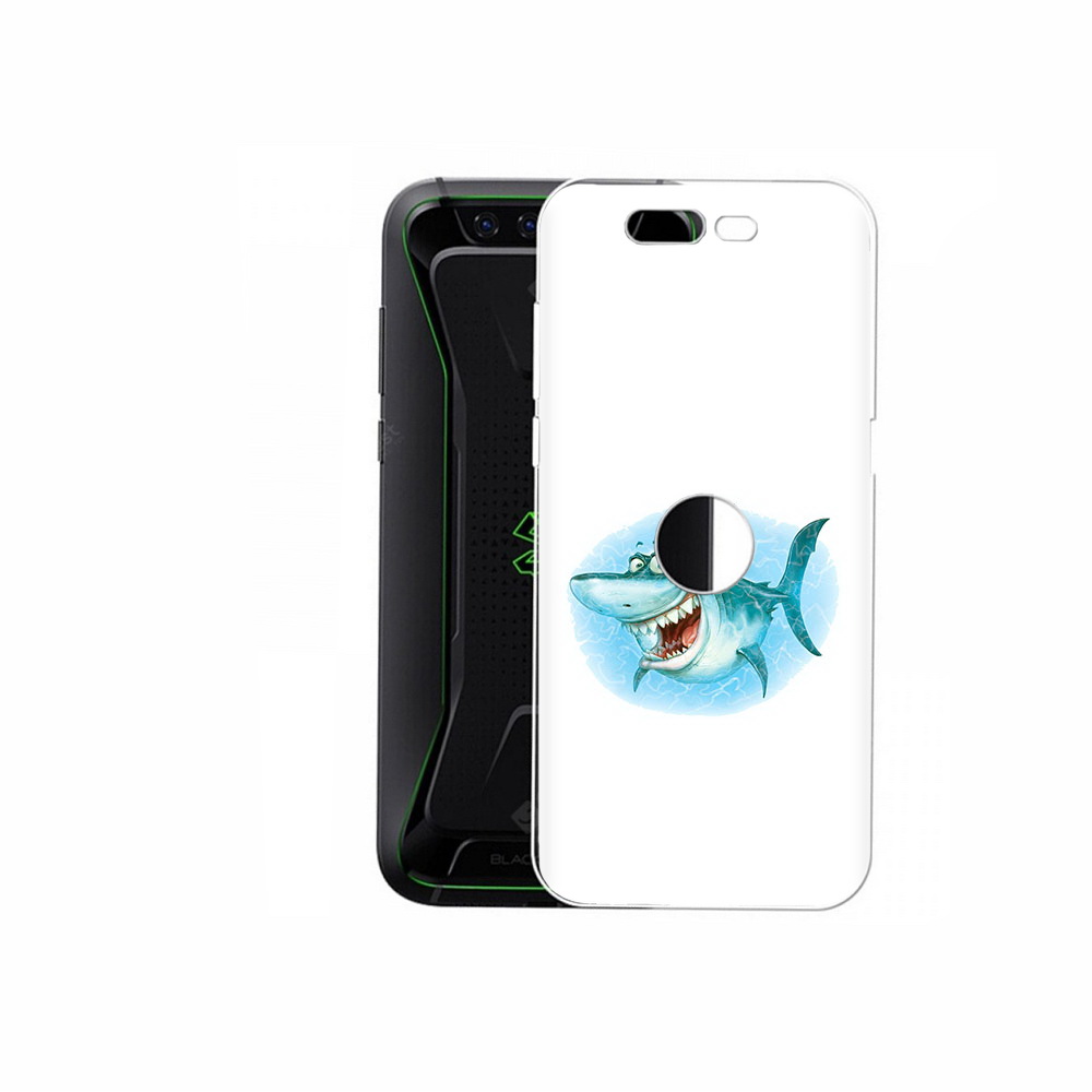 

Чехол MyPads Tocco для Xiaomi Black Shark веселая акула (PT144492.337.261), Прозрачный, Tocco