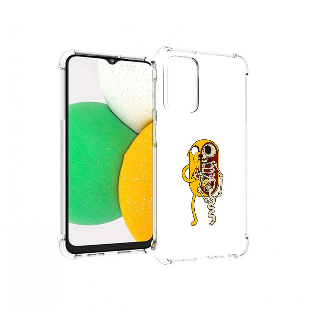 

Чехол MyPads Tocco для Samsung Galaxy A23 Джейк скелет, Прозрачный, Tocco