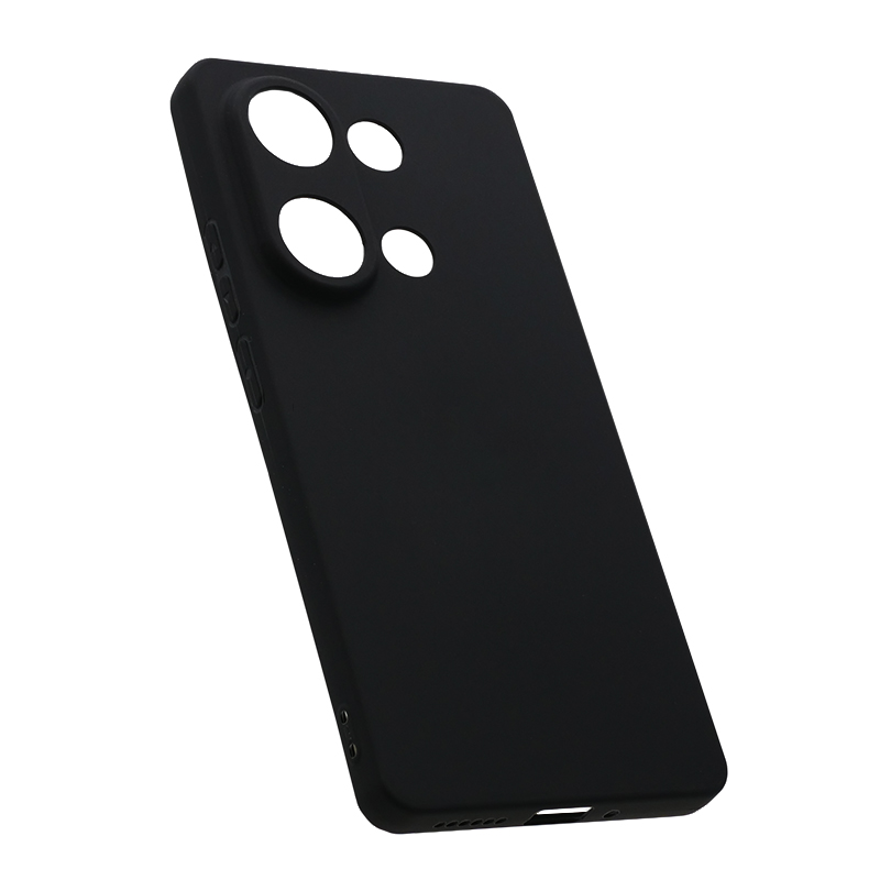 

Силиконовый чехол TPU Case матовый для Xiaomi Redmi Note 13 Pro 4G черный