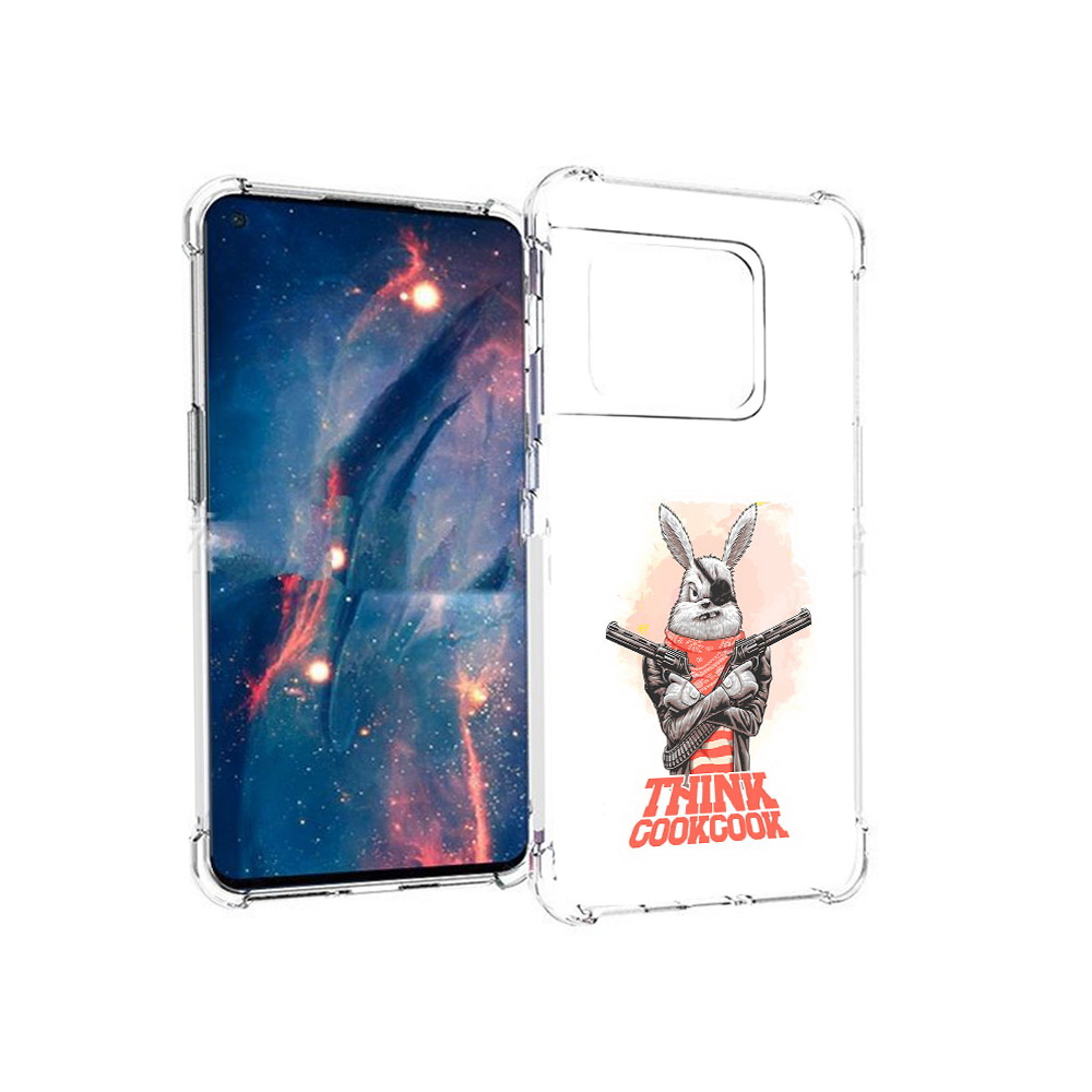 

Чехол MyPads Tocco для OnePlus 10 Pro кролик пират (PT224239.133.419), Прозрачный, Tocco