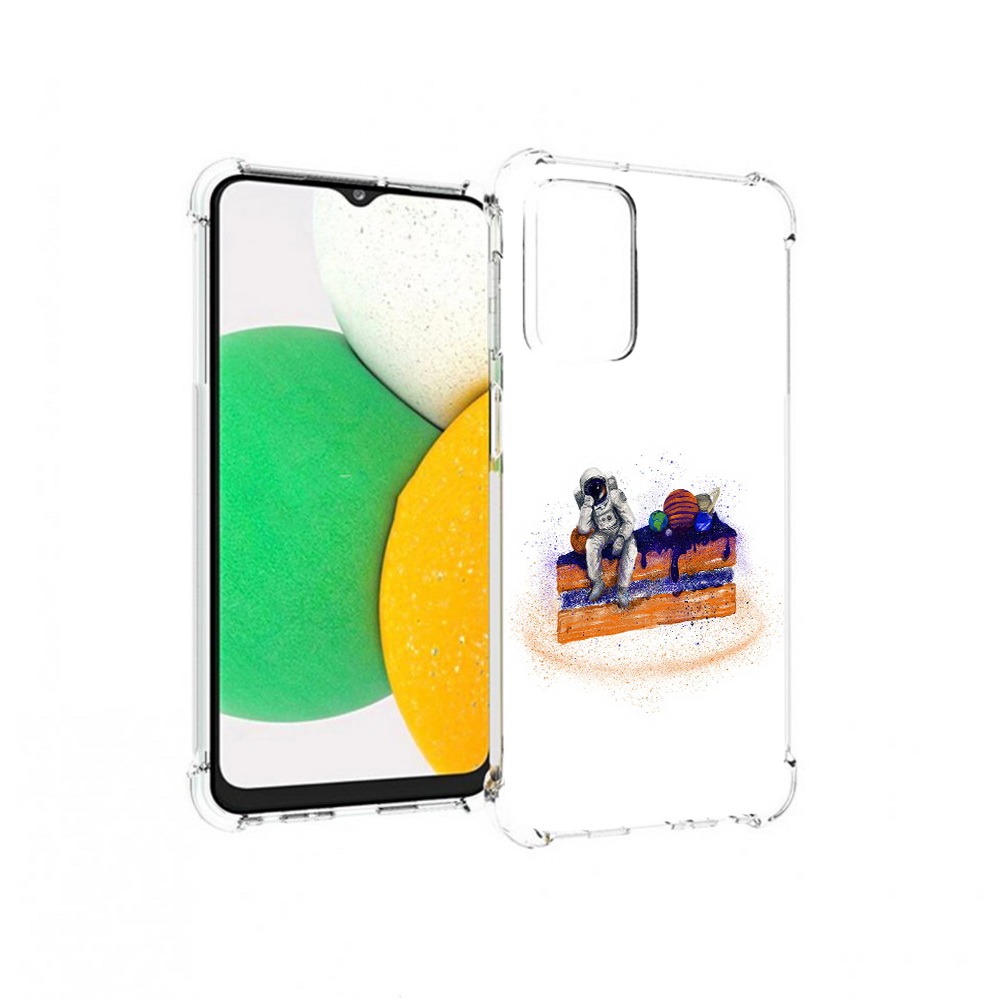 

Чехол MyPads Tocco для Samsung Galaxy A23 торт с планетами, Прозрачный, Tocco