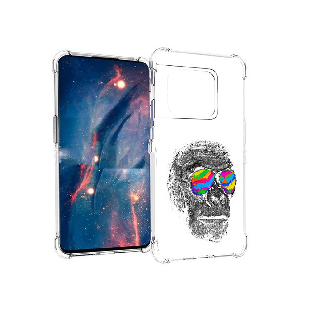 

Чехол MyPads Tocco для OnePlus 10 Pro крутая обезьяна в очках (PT224239.133.422), Прозрачный, Tocco