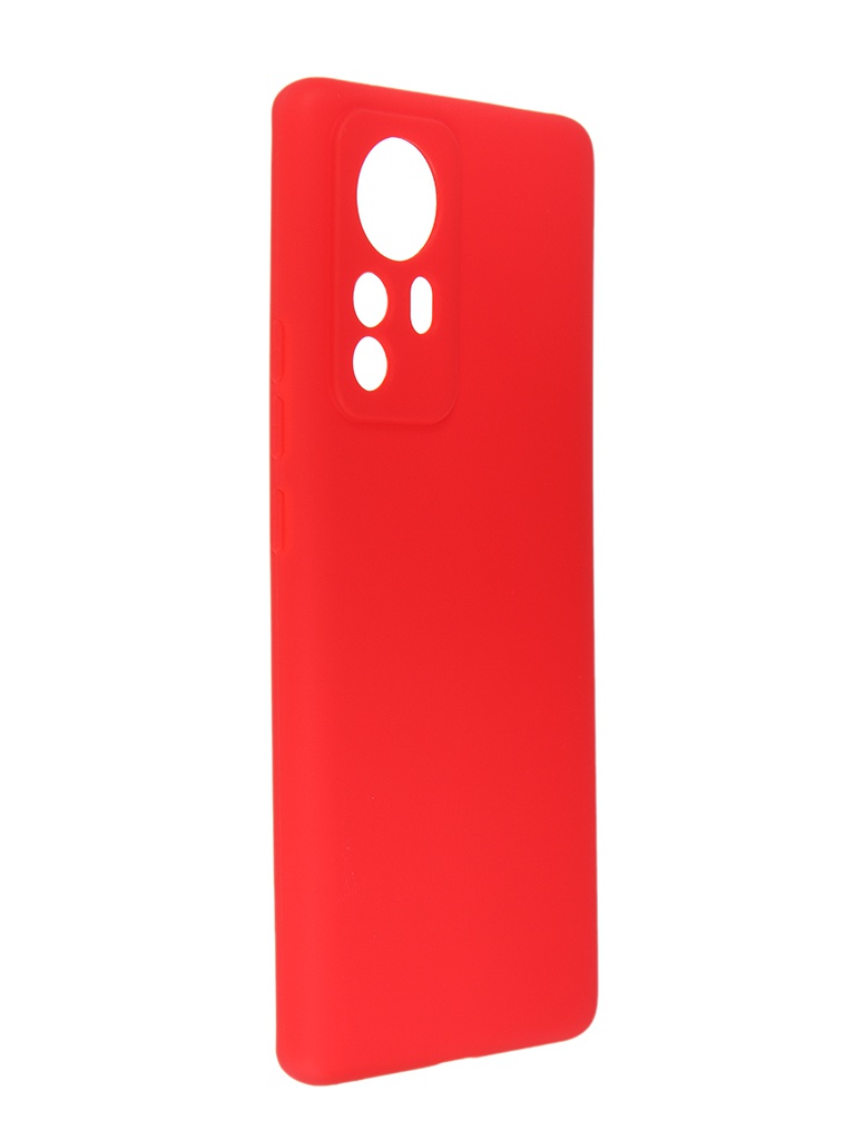 фото Чехол df для xiaomi 12 pro silicone red xicase-66 df-group