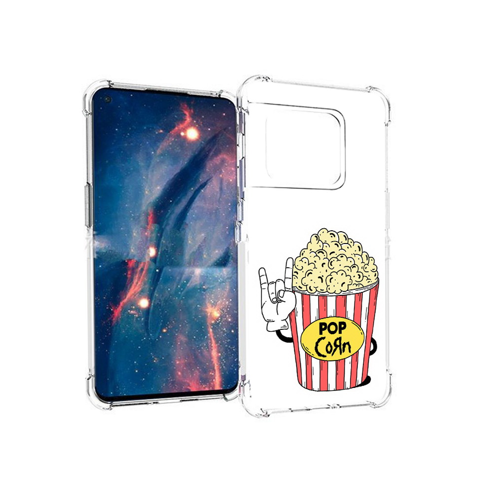 

Чехол MyPads Tocco для OnePlus 10 Pro крутой попкорн (PT224239.133.427), Прозрачный, Tocco