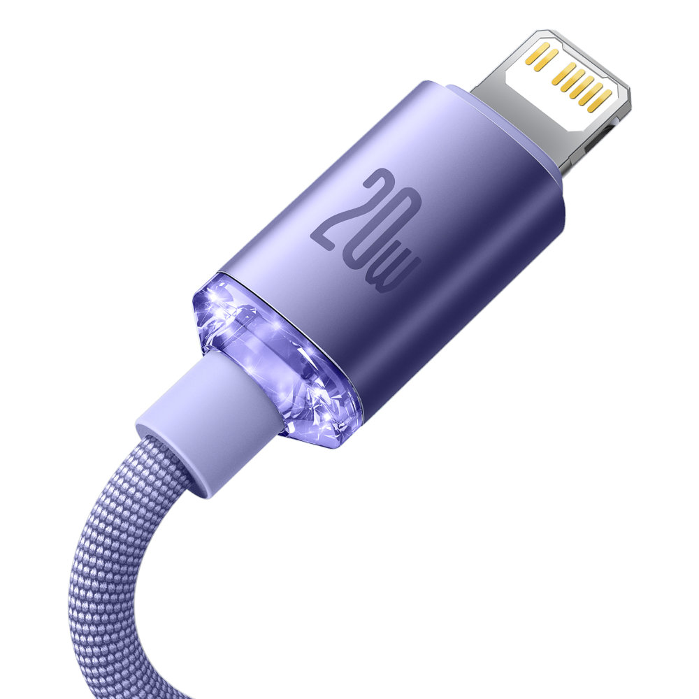 

Кабель USB Type C - Lightning Baseus CAJY000205 1.2 м сиреневый, CAJY000205