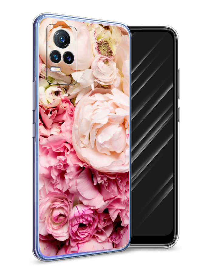 

Чехол Awog на Vivo V21e 4G "Пионы яркие", Разноцветный, 264550-8