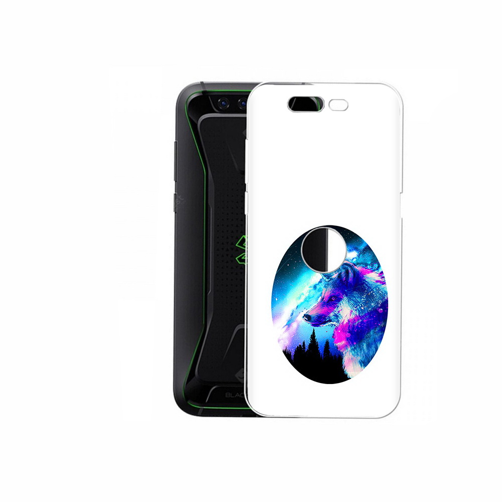 

Чехол MyPads Tocco для Xiaomi Black Shark голубой волк (PT144492.337.293), Прозрачный, Tocco