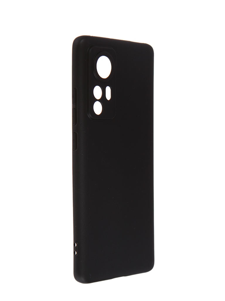 фото Чехол df для xiaomi 12 / 12x silicone black xicase-63 df-group