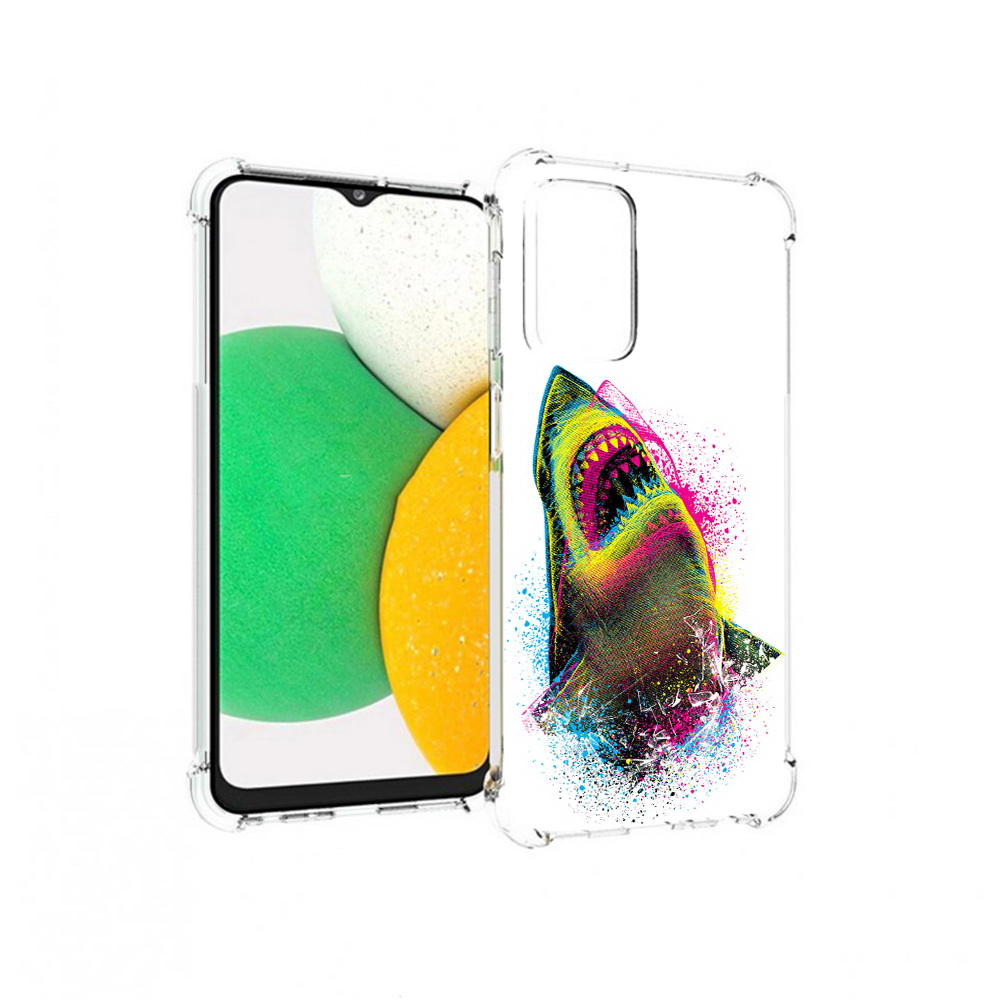 

Чехол MyPads Tocco для Samsung Galaxy A23 челюсти-2, Прозрачный, Tocco