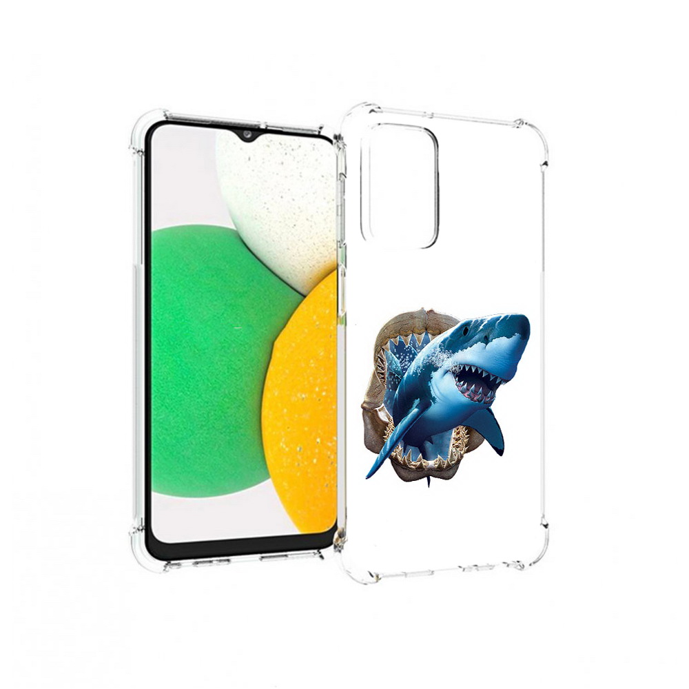 

Чехол MyPads Tocco для Samsung Galaxy A23 челюсти, Прозрачный, Tocco