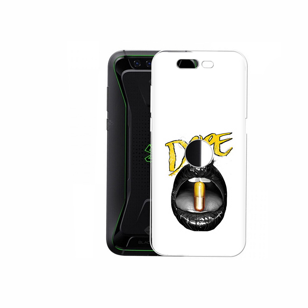 

Чехол MyPads Tocco для Xiaomi Black Shark губы (PT144492.337.303), Прозрачный, Tocco