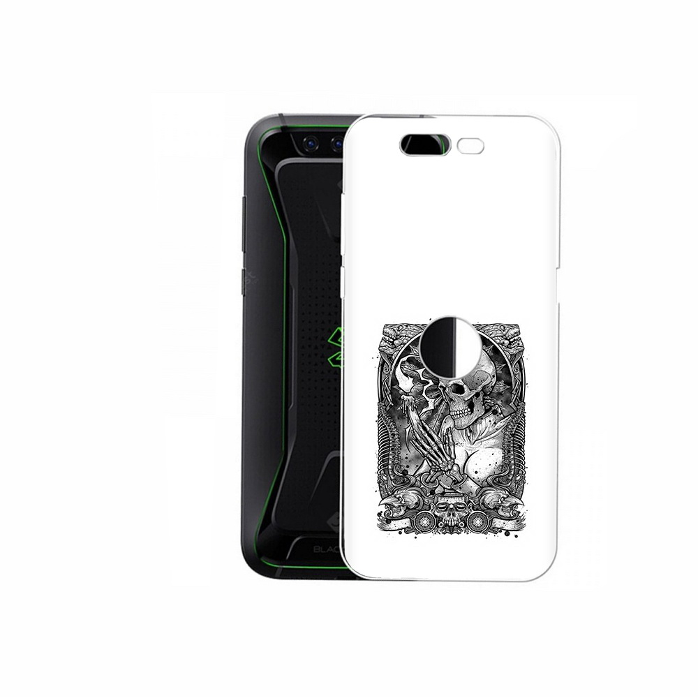 

Чехол MyPads Tocco для Xiaomi Black Shark девушка скелет (PT144492.337.316), Прозрачный, Tocco