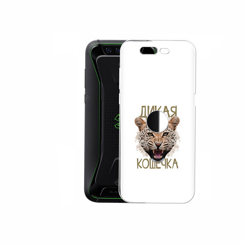 

Чехол MyPads Tocco для Xiaomi Black Shark дикая кошечка (PT144492.337.324), Прозрачный, Tocco