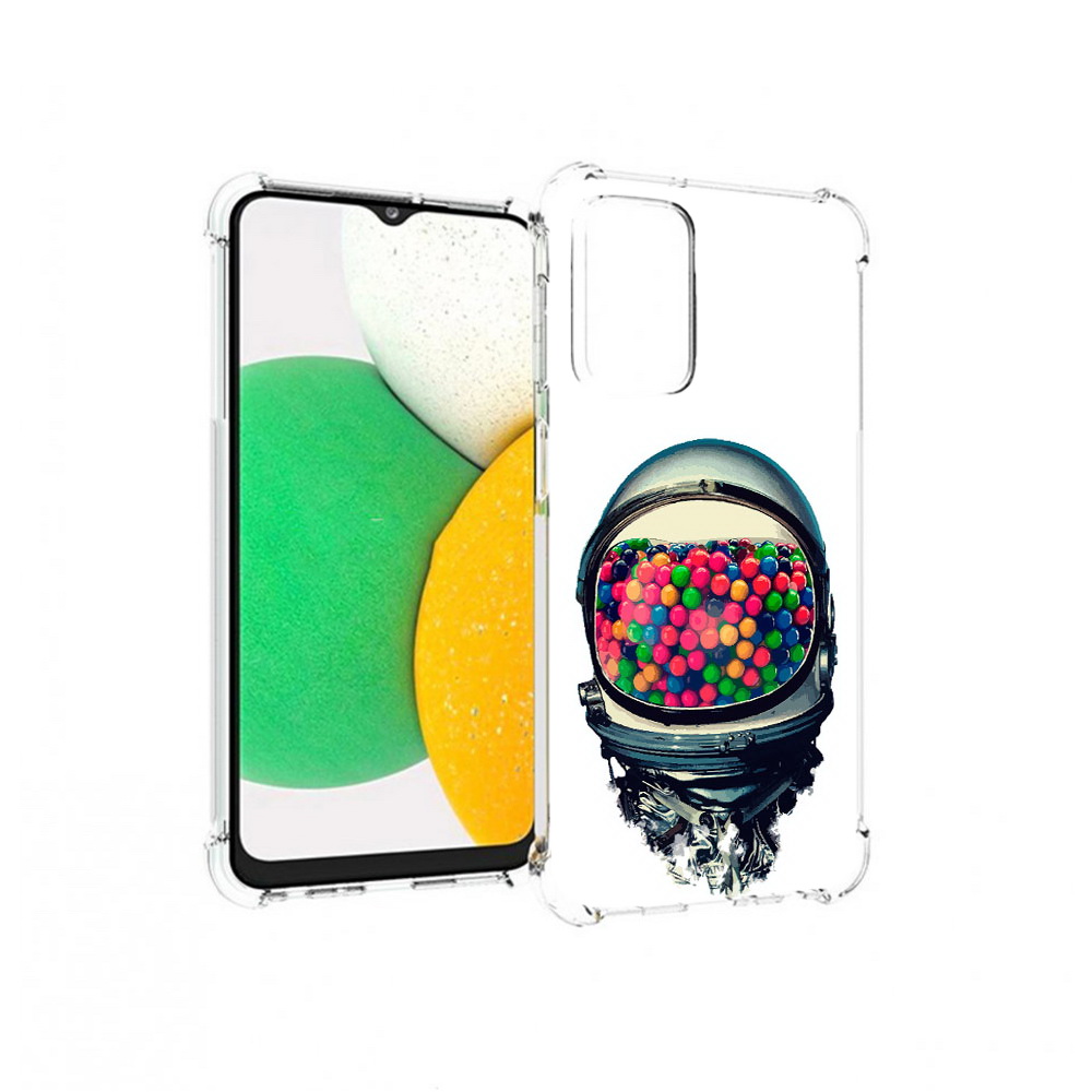 

Чехол MyPads Tocco для Samsung Galaxy A23 шлем космонавта, Прозрачный, Tocco