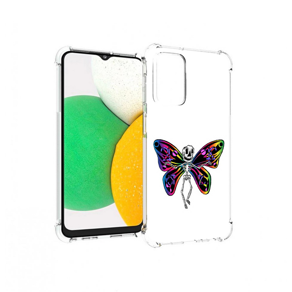 

Чехол MyPads Tocco для Samsung Galaxy A23 эффект бабочки, Прозрачный, Tocco
