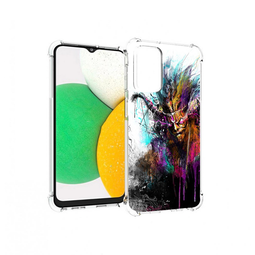 

Чехол MyPads Tocco для Samsung Galaxy A23 яркий дьявол, Прозрачный, Tocco