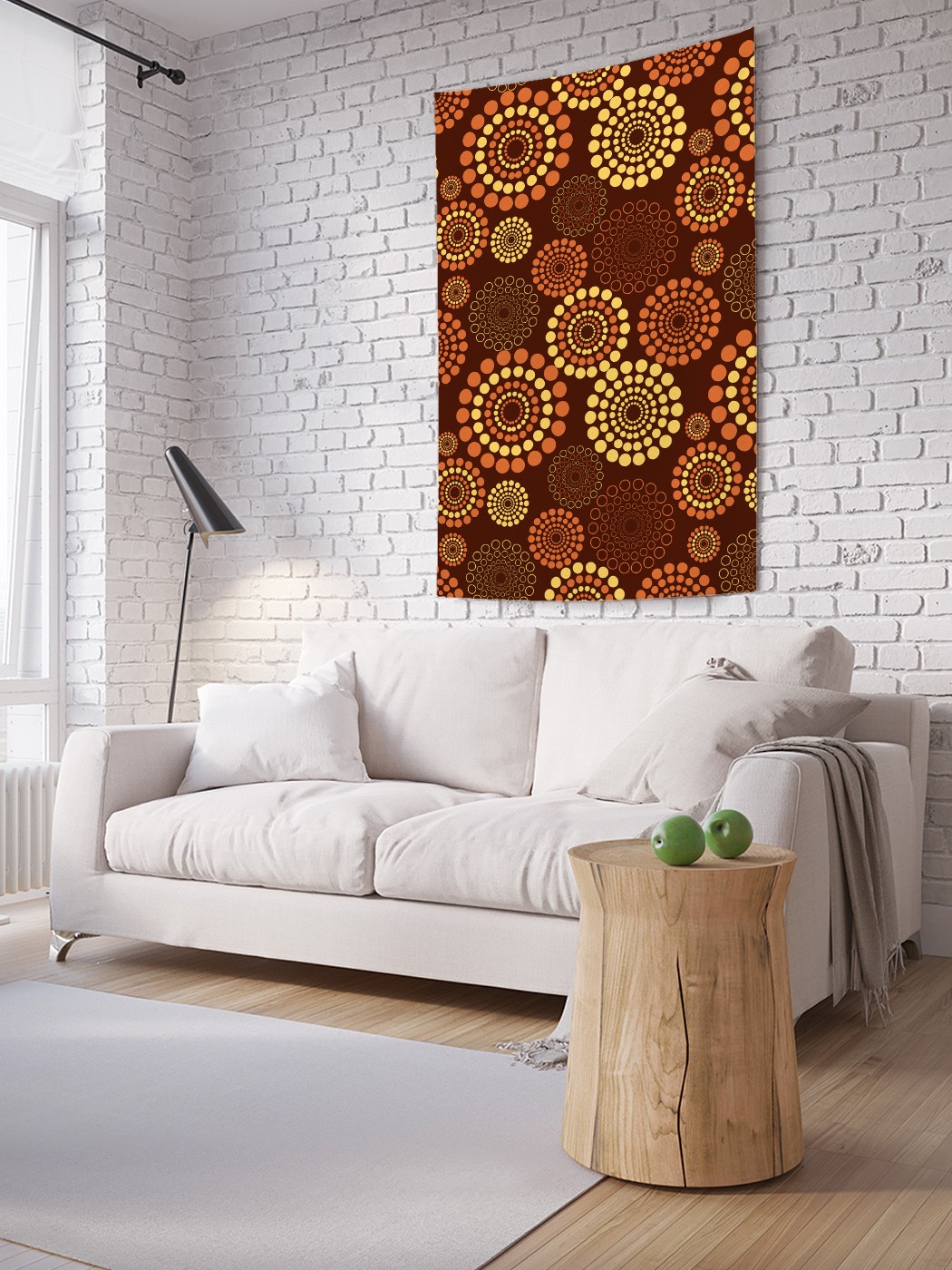 

Вертикальное фотопанно на стену JoyArty Круговые салюты 150x200 см, Круговые салюты