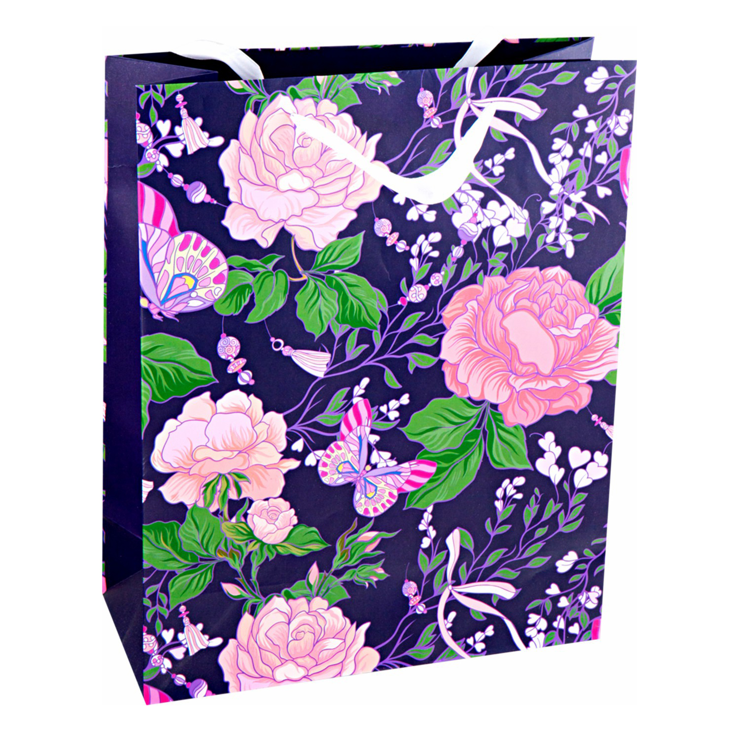 

Пакет подарочный декоративный 32,7 х 26,4 х 13,6 см в ассортименте