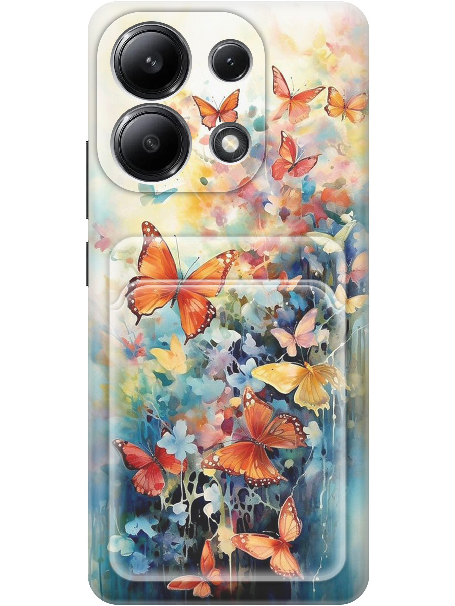 

Силиконовый чехол на Xiaomi Redmi Note 13 4G с принтом 792702, Прозрачный;желтый;красный;синий, 782622891