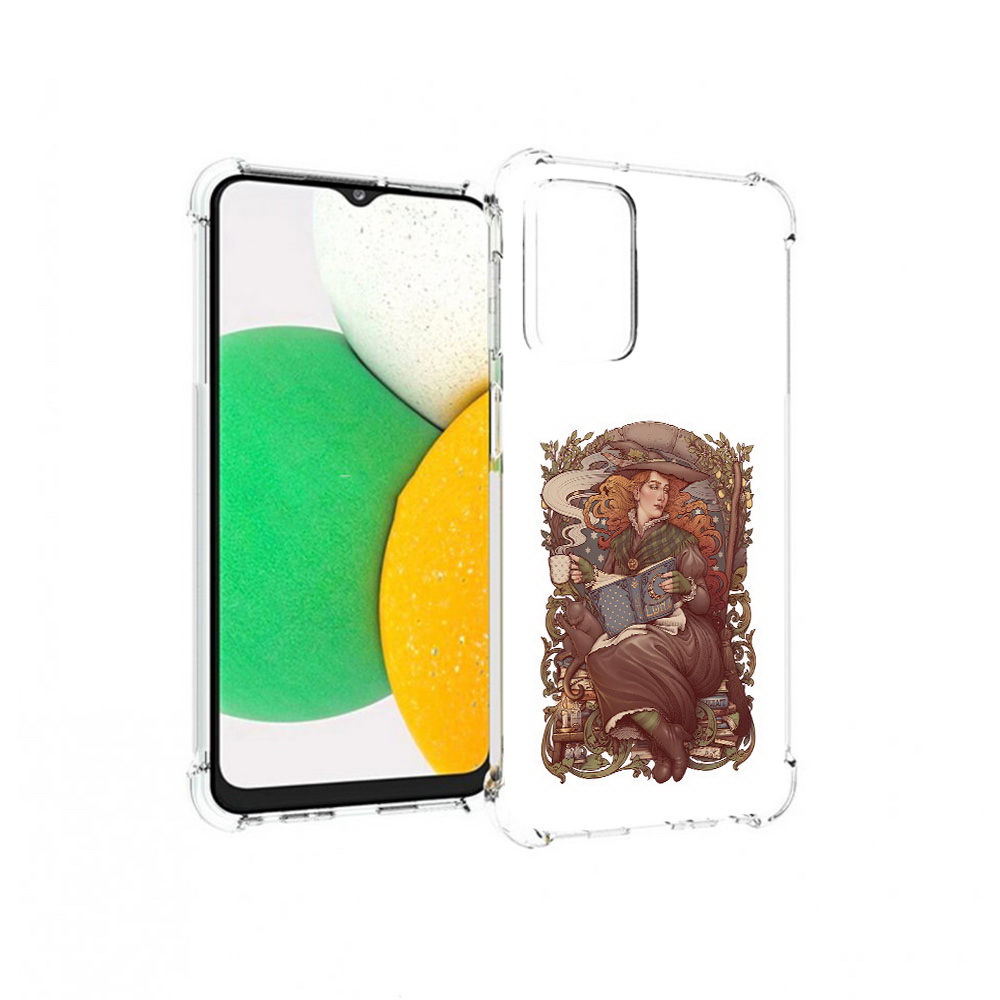 

Чехол MyPads Tocco для Samsung Galaxy A23 Женские_126, Прозрачный, Tocco