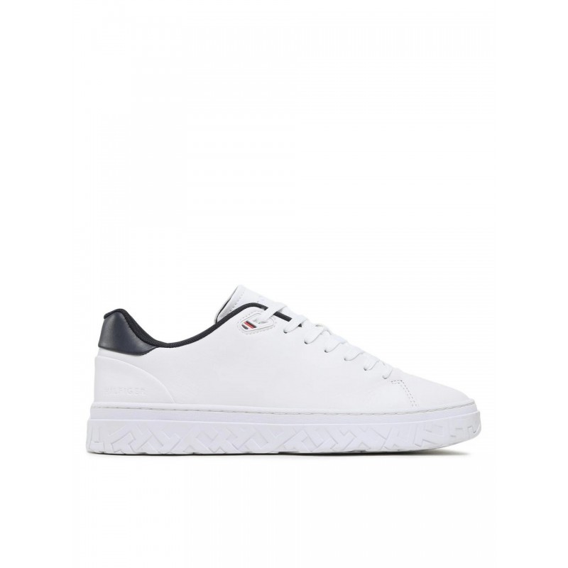 

Кеды мужские Tommy Hilfiger FM0FM04355 белые 40 RU, Белый, FM0FM04355