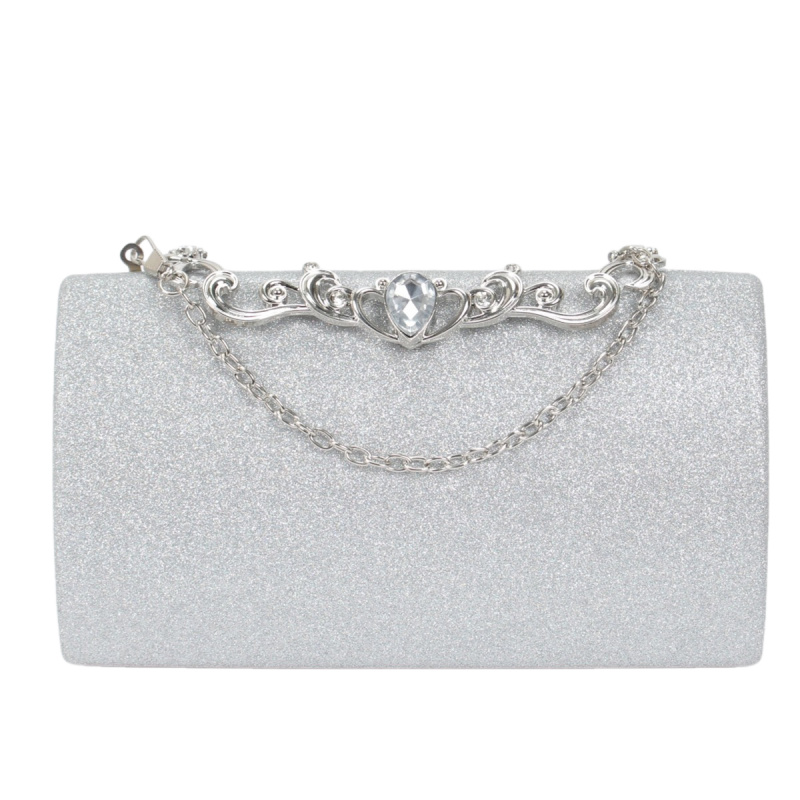 

Клатч женский Flioraj 38336, new silver, Серебристый, 38336