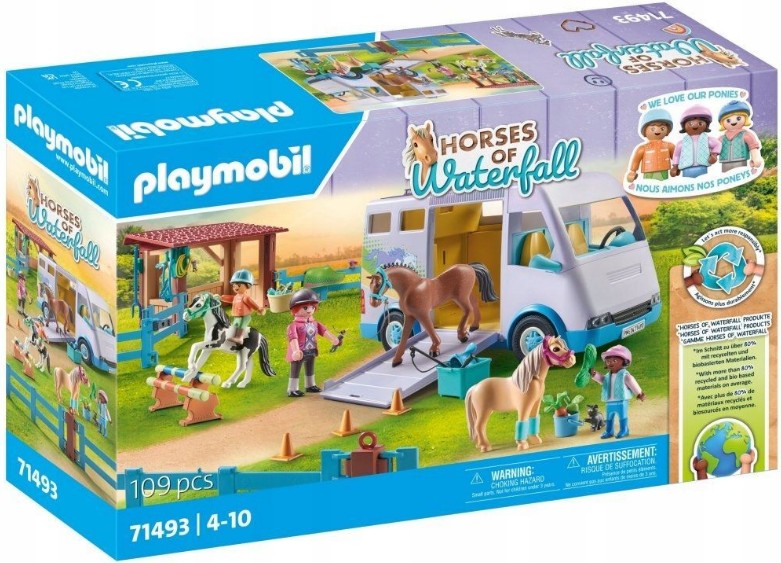 

Игровой набор Playmobil Мобильная школа верховой езды 71493