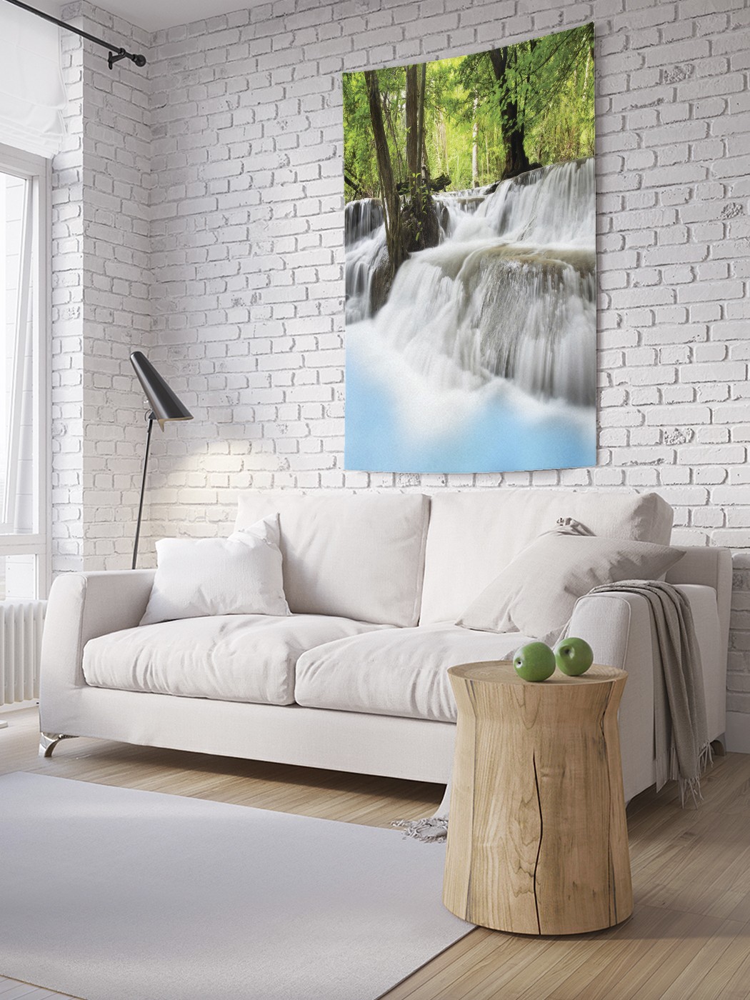 

Вертикальное фотопанно на стену JoyArty Дымный водопад 150x200 см, Дымный водопад