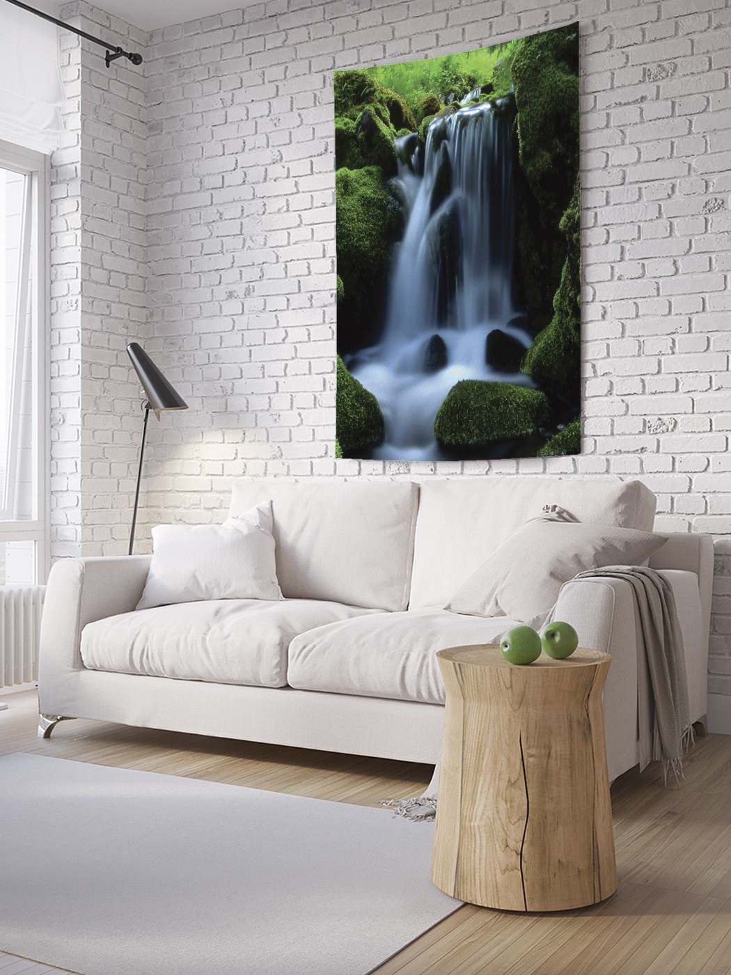 

Вертикальное фотопанно на стену JoyArty Водопад в камнях 150x200 см, Водопад в камнях