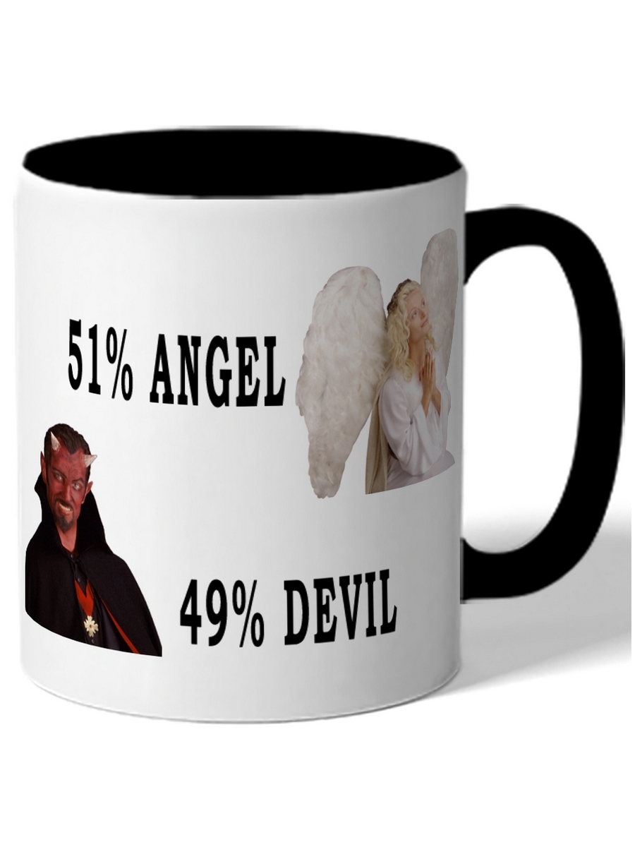 

Кружка DRABS 51% angel, 49% devil