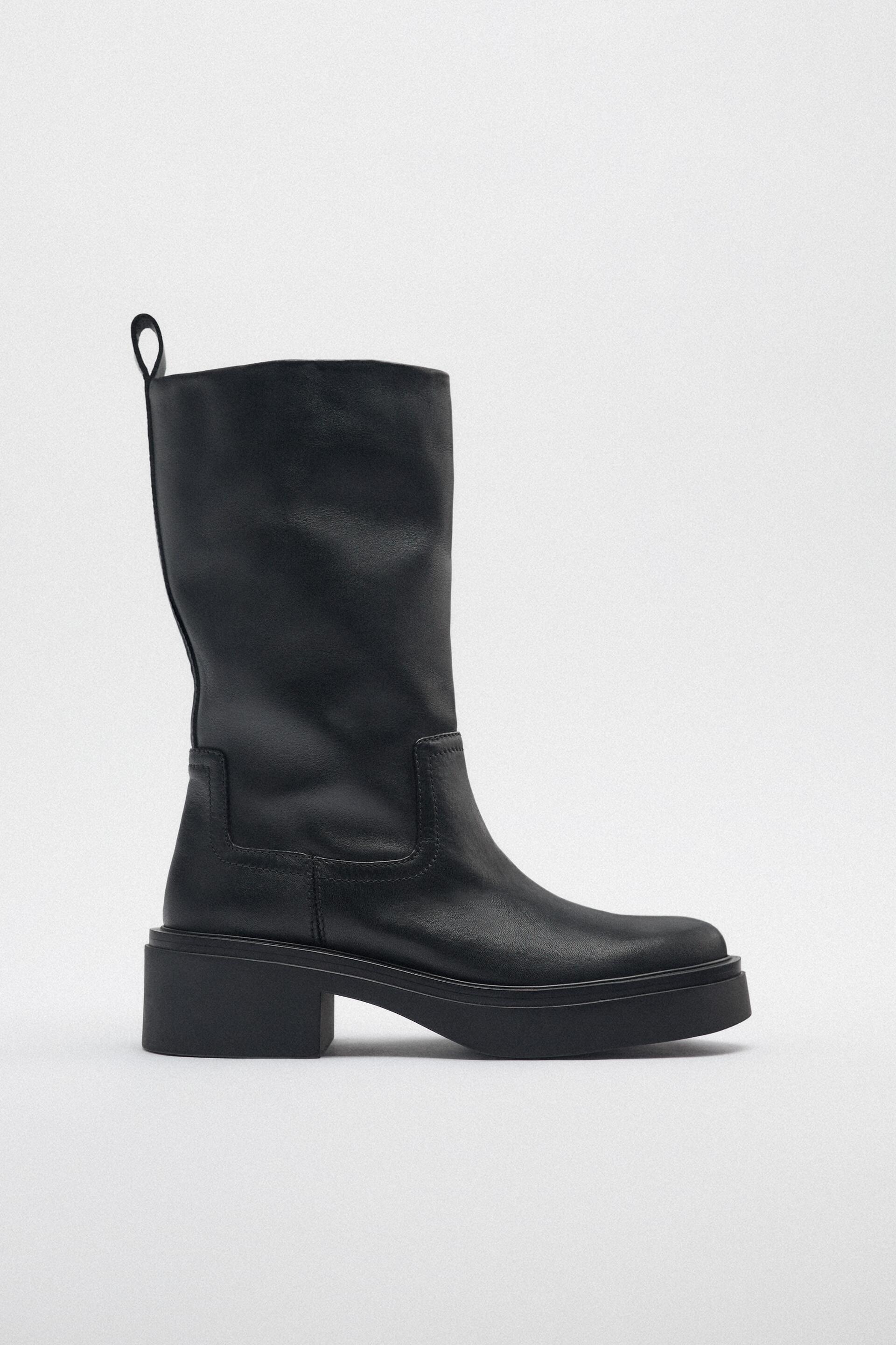 

Полусапоги женские ZARA 177662 черные 36 RU (доставка из-за рубежа), 177662