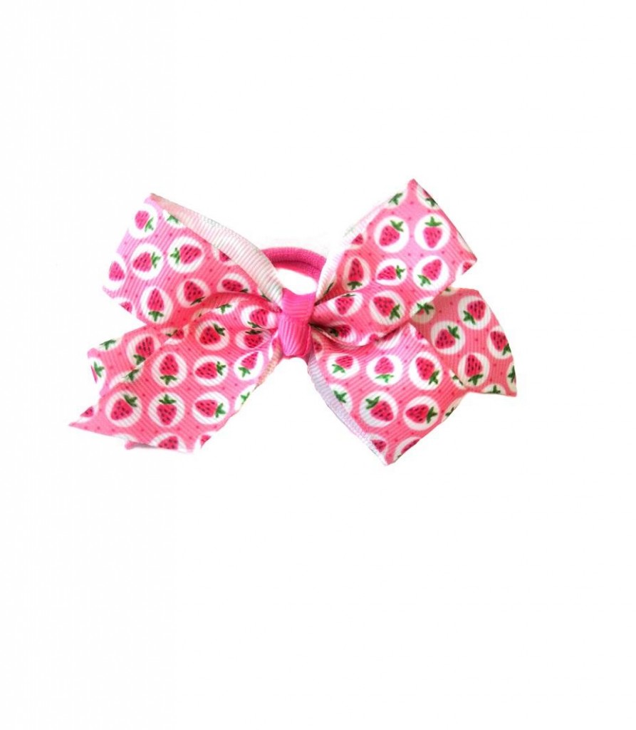 

Резинка для волос с бантиком Ripoma клубника 1 шт