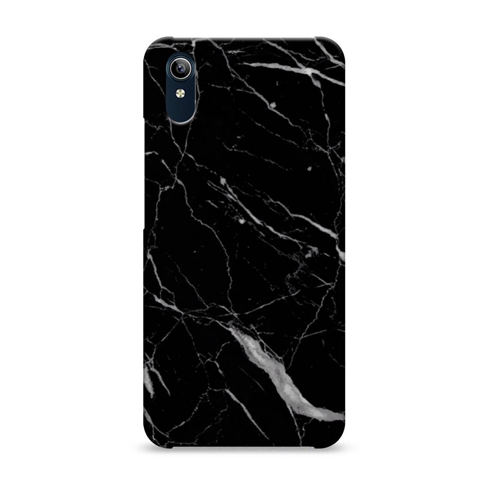 

Пластиковый чехол "Черный минерал" на Vivo Y91c, 262820-2