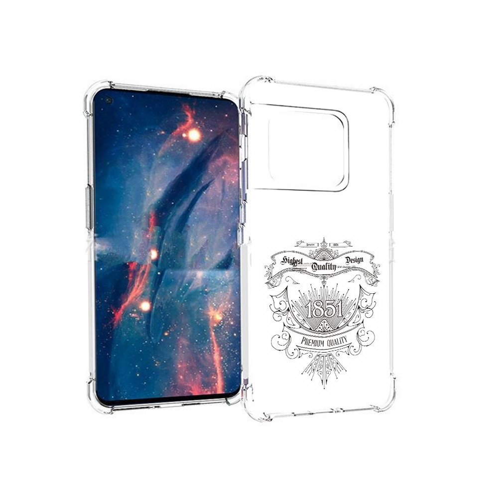 

Чехол MyPads Tocco для OnePlus 10 Pro логотип 1851 год (PT224239.133.444), Прозрачный, Tocco