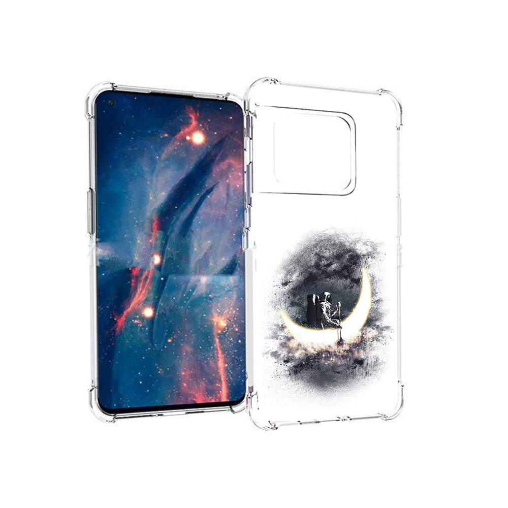 

Чехол MyPads Tocco для OnePlus 10 Pro лунный путешественник (PT224239.133.448), Прозрачный, Tocco