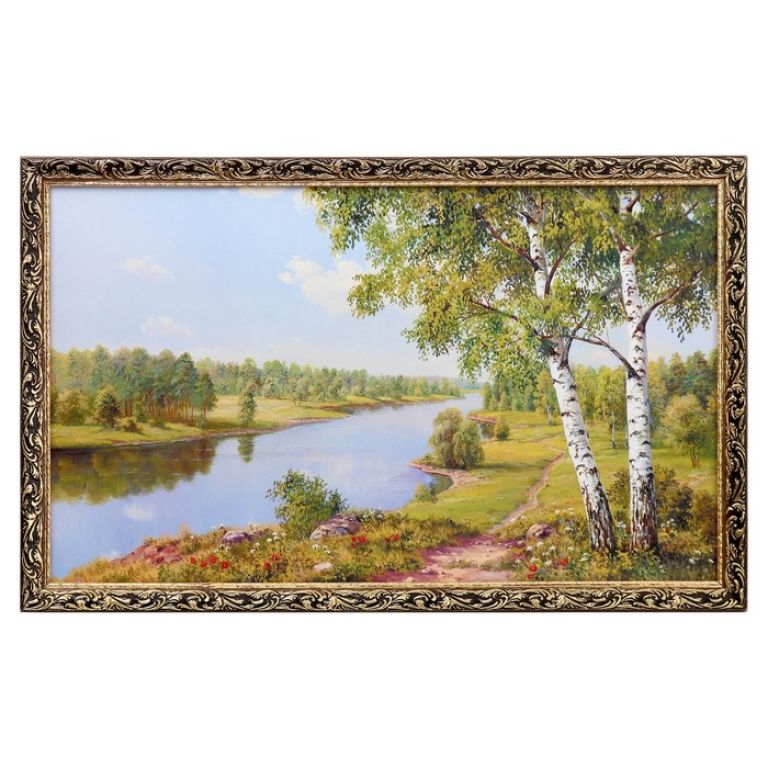 

Две березы, 68х108 см