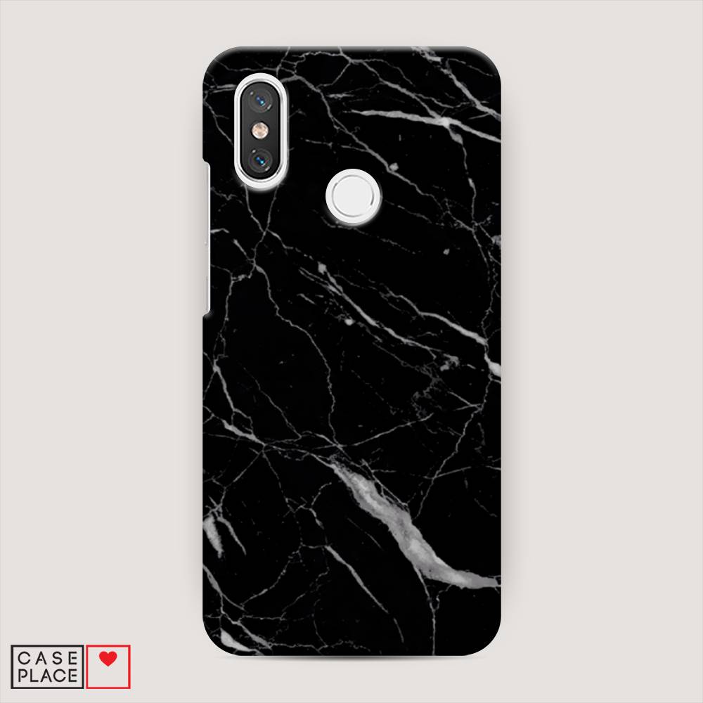 

Пластиковый чехол "Черный минерал" на Xiaomi Mi 8, 33520-2