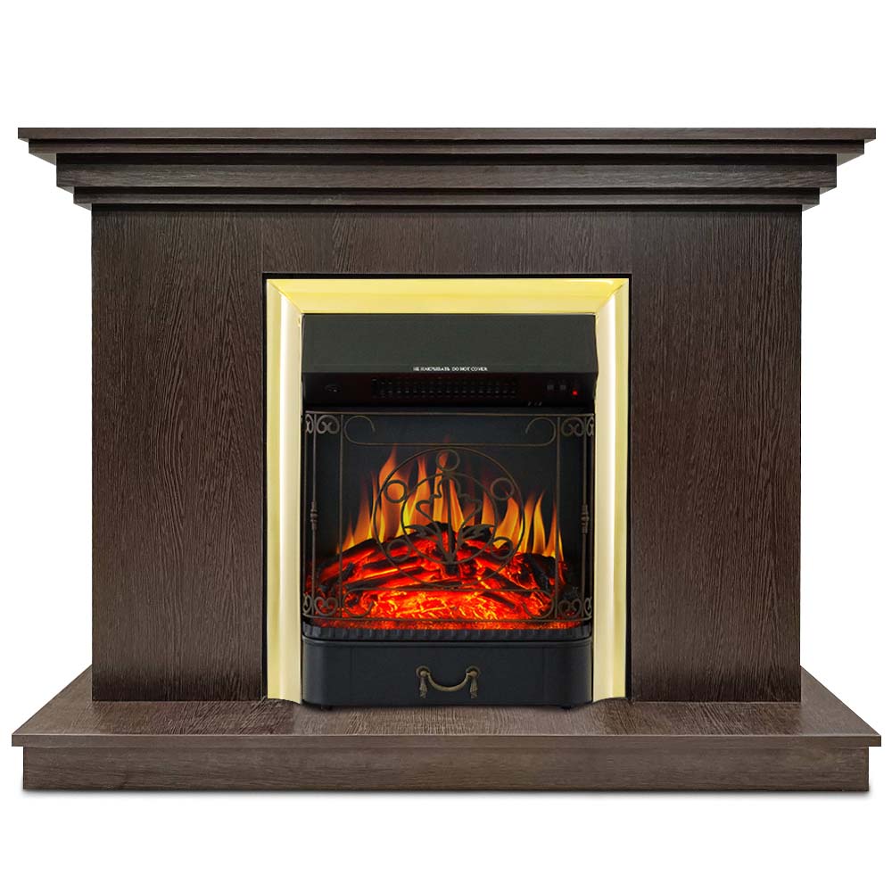 

Каминокомплект Хорошие Камины Марс с очагом Royal Flame Majestic FX Brass венге, Royal Flame Majestic FX Brass